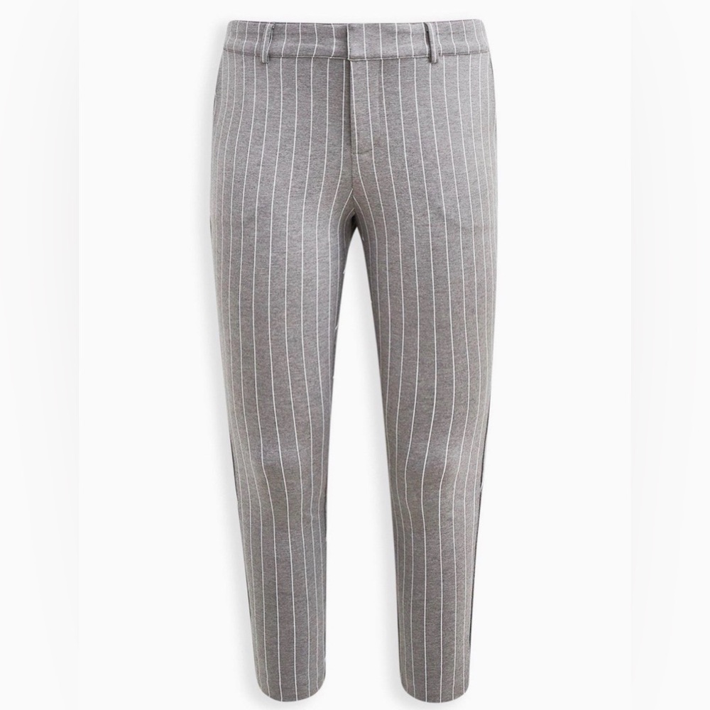 Torrid Studio Charcoal Pinstripe Pants